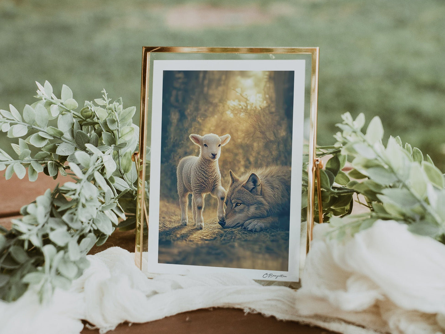 Under His Feet | Signed Handmade Art Print