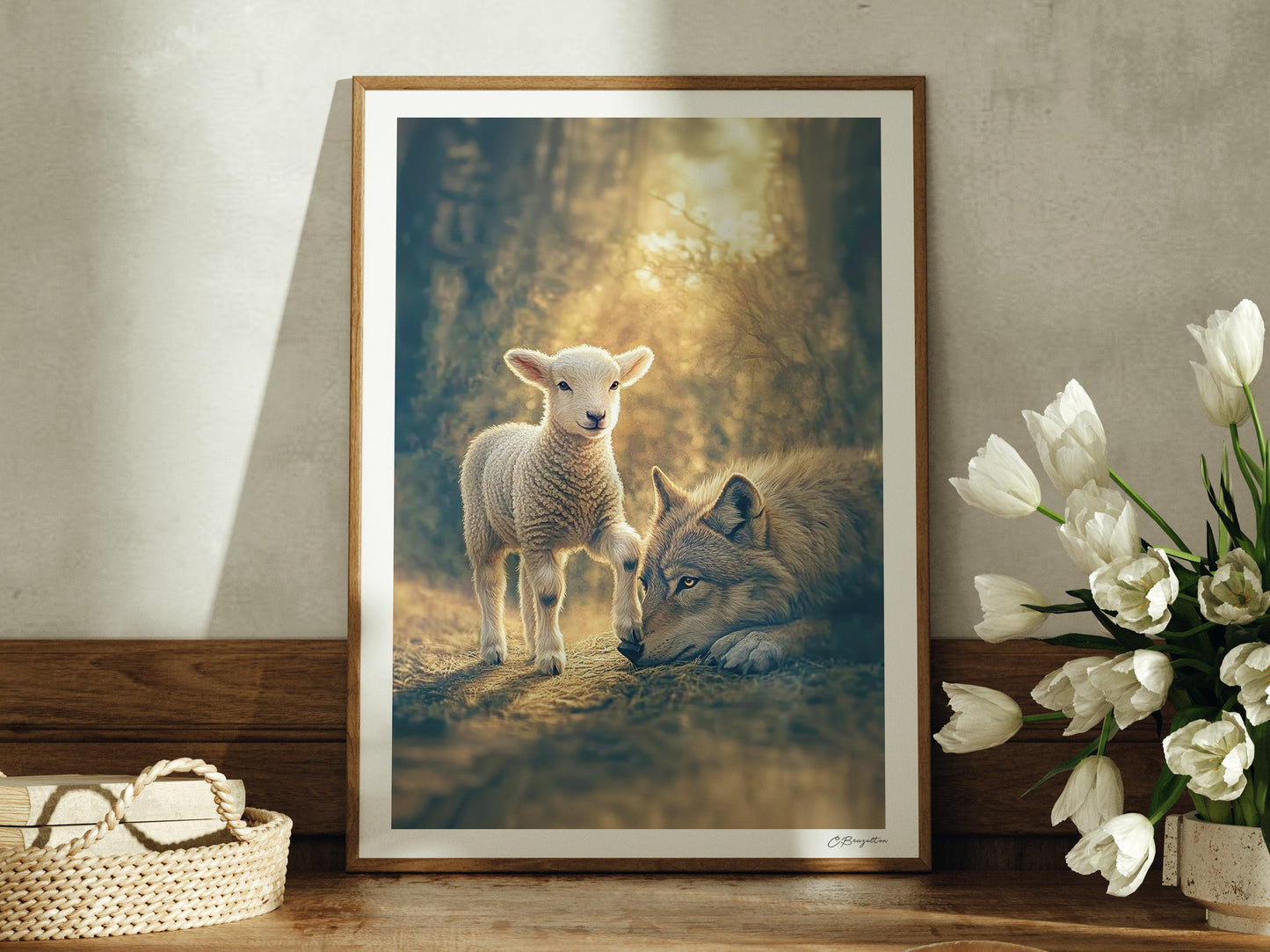 Under His Feet | Signed Handmade Art Print