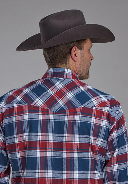 Roper 2205 Flannel (Red) - Men's Western Shirt