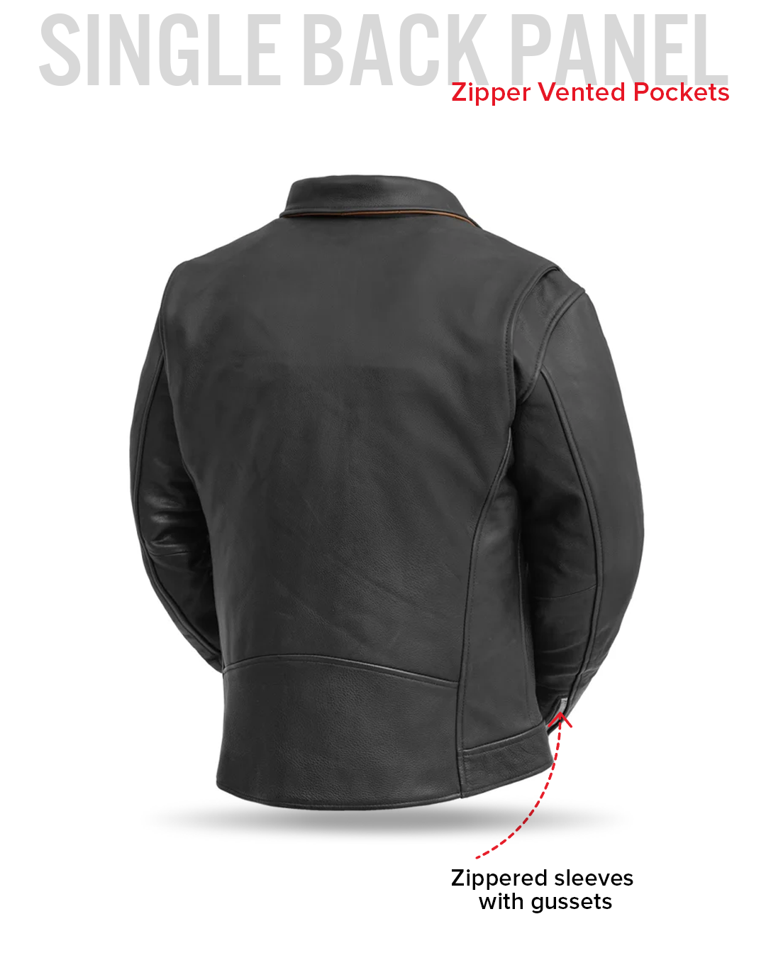 Arnold Men's Motorcycle Leather Jacket