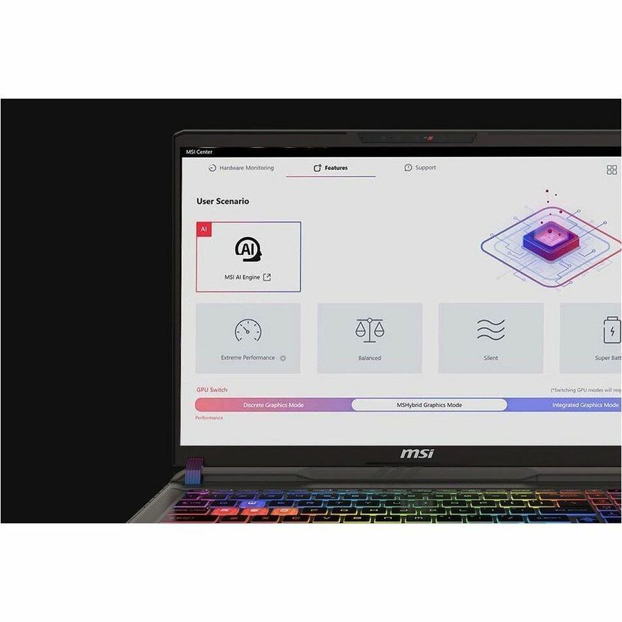 MSI Vector 16 HX AI A2XWHG-285US Gaming Laptop RTX 5070 Ti Ultra 7 255HX 32GB 1TB