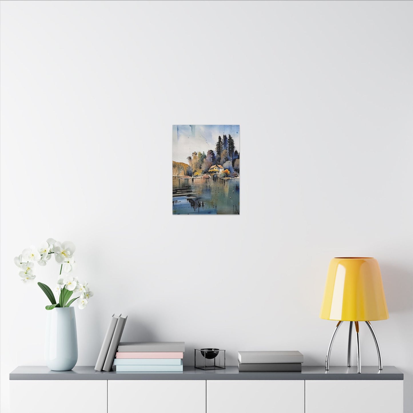 Scenic Matte Canvas Print, Wall Art, Home Decor, Nature Love, Gift Idea, Art Print, Landscape Painting