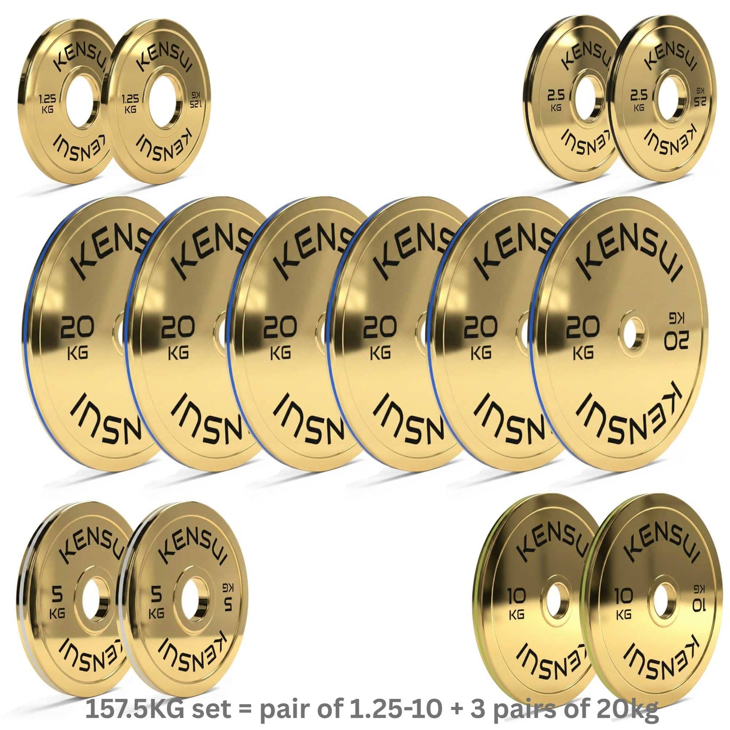 Calibrated Gold Weight Plates (KGS)