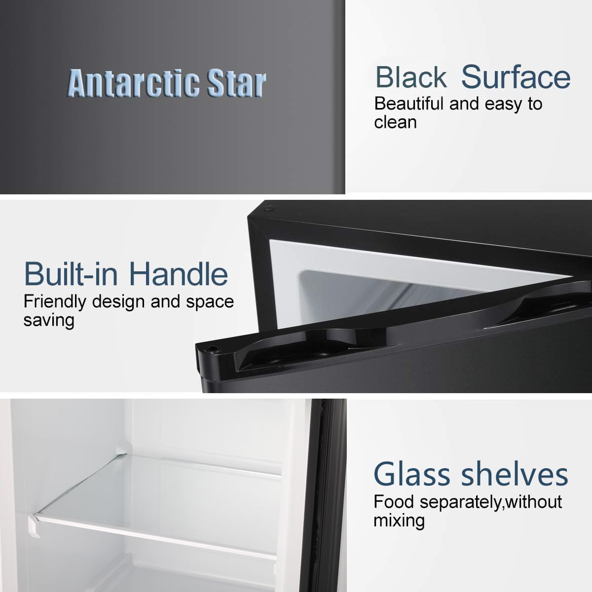 2.6\3.2 cu. ft Mini Fridge with Freezer