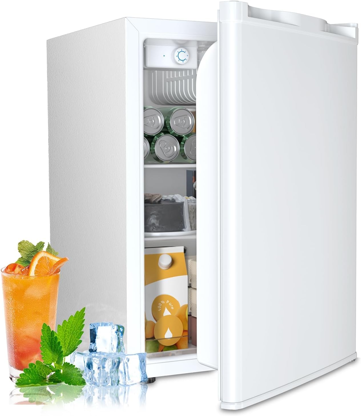 2.6\3.2 cu. ft Mini Fridge with Freezer