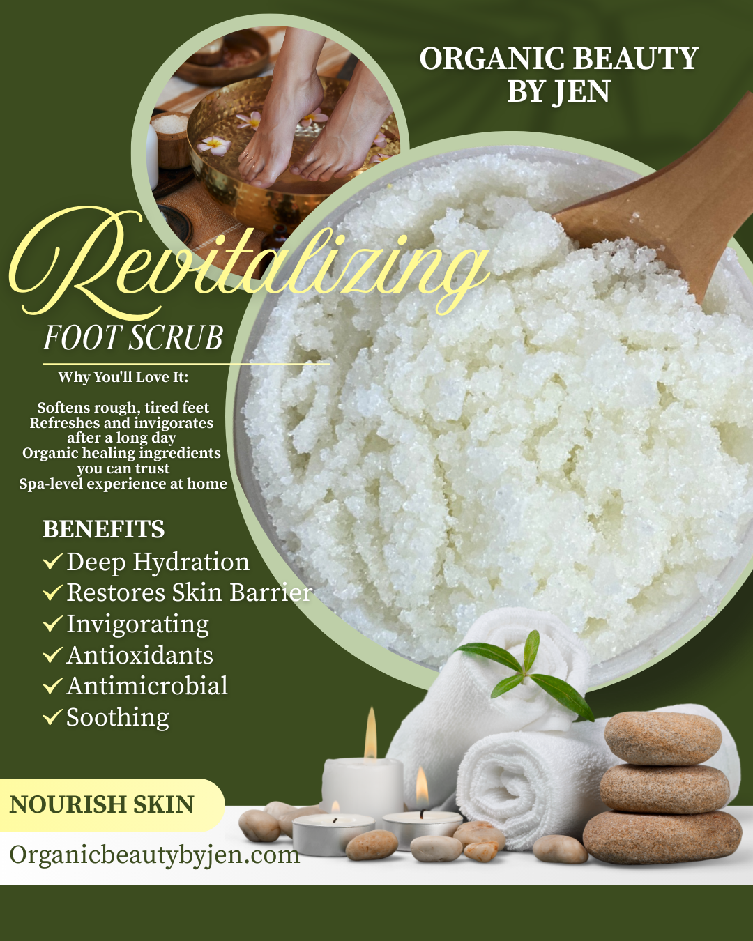 Revitalizing Foot Scrub