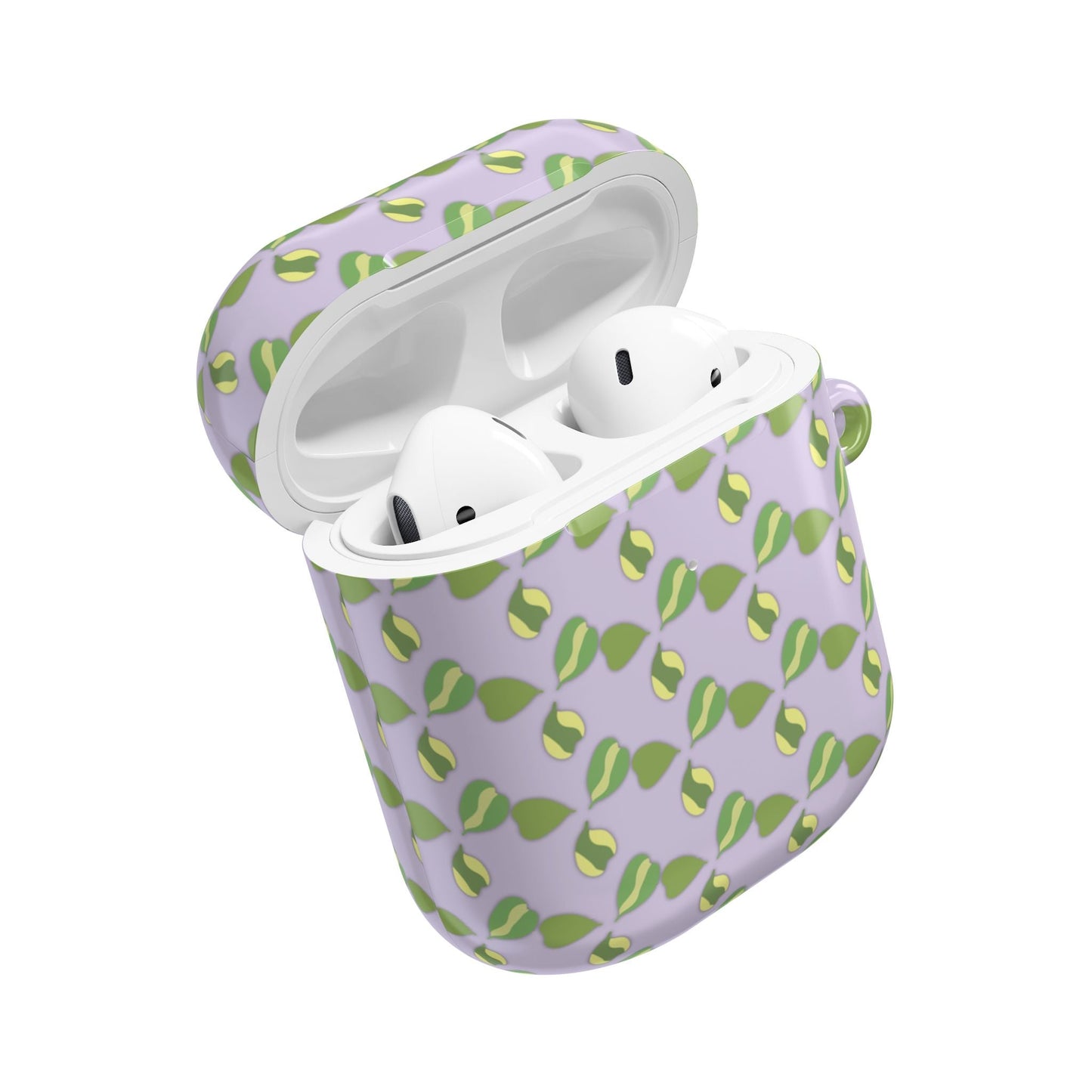 Hoya Kerrii Pattern Earbud Case – Slim Protective Cover With Carabiner