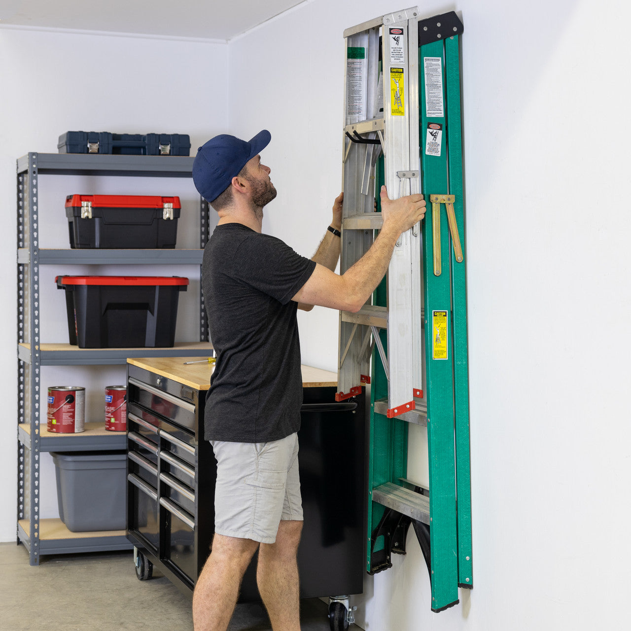 Ladder Storage Wall Hook | Holds 50 lbs