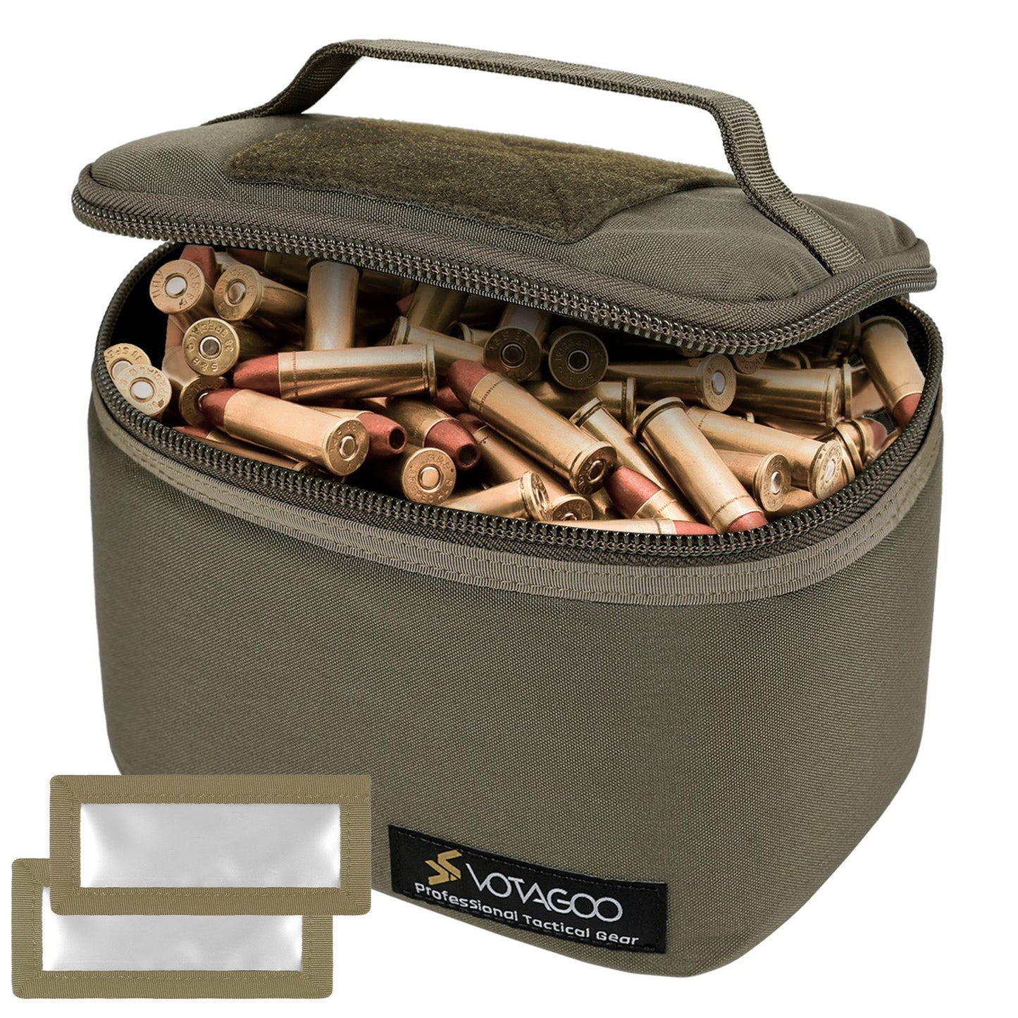 Tactical Ammo Bag, Ammos Transportation Bag for Pistol Rifle and Shotgun Range