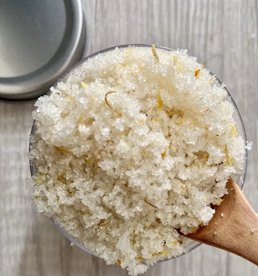 Settling Sandalwood Calendula Body Scrub
