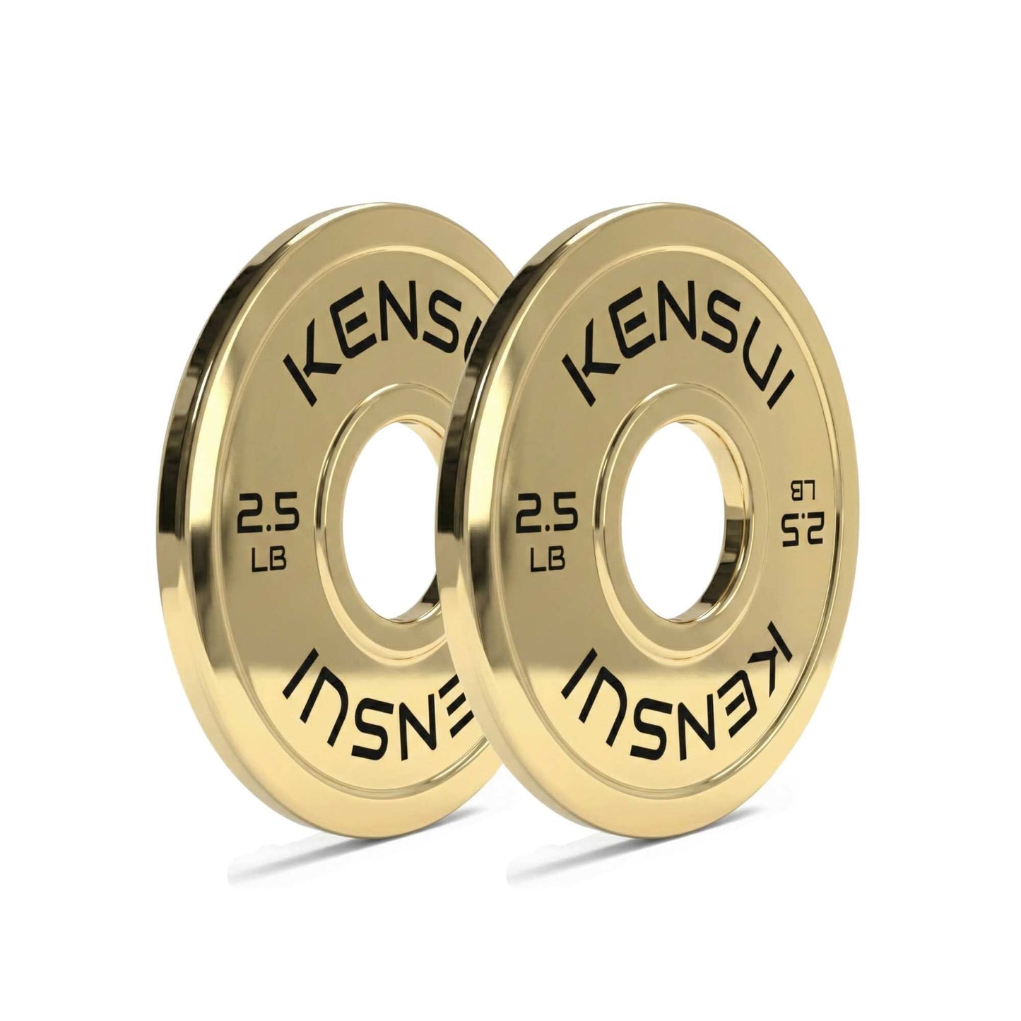 Calibrated Gold Weight Plates (LBS)