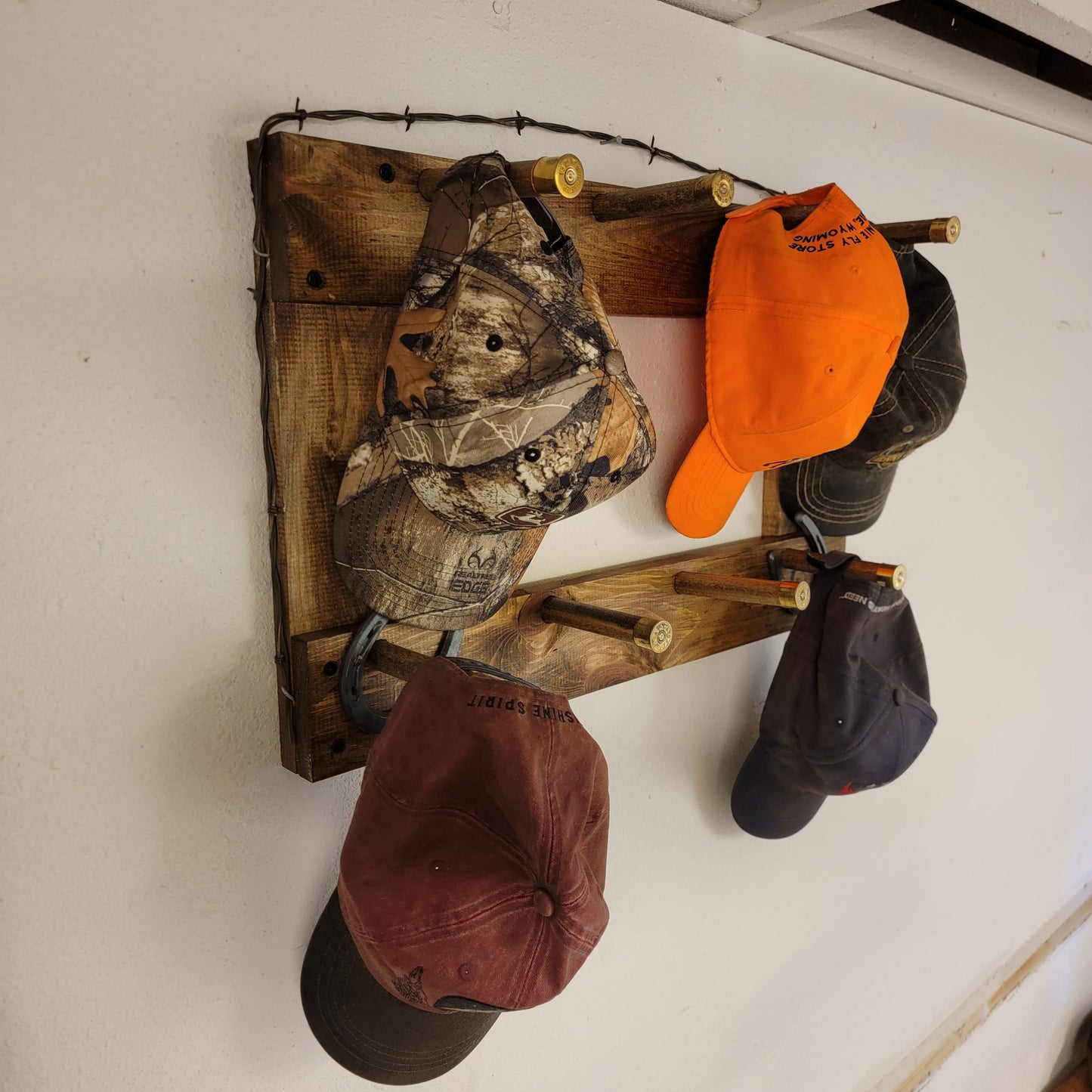 The 8-Cap: Vertical Wall-Hanging Ball Cap Organization