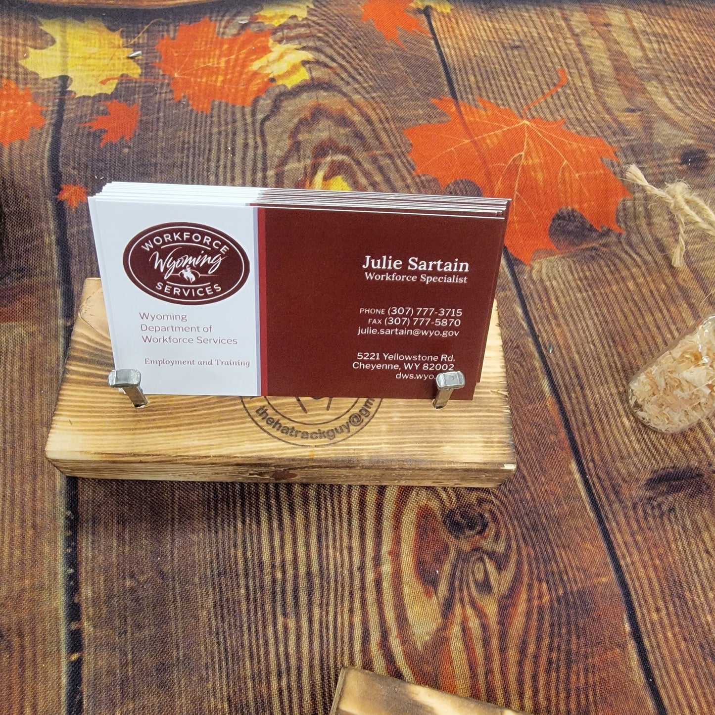 The "Pro-Western" Business Card Holder: Forged Nail Series