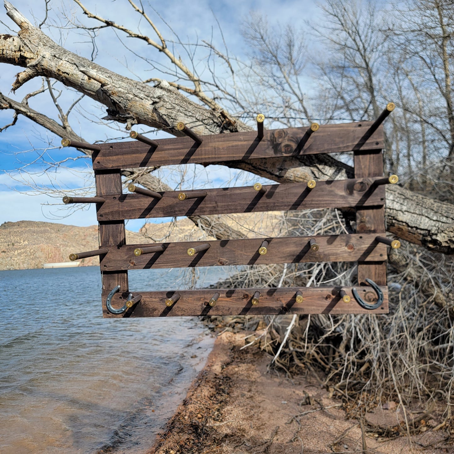 The 9-Hatter: Horizontal Wall-Hanging Western Organization
