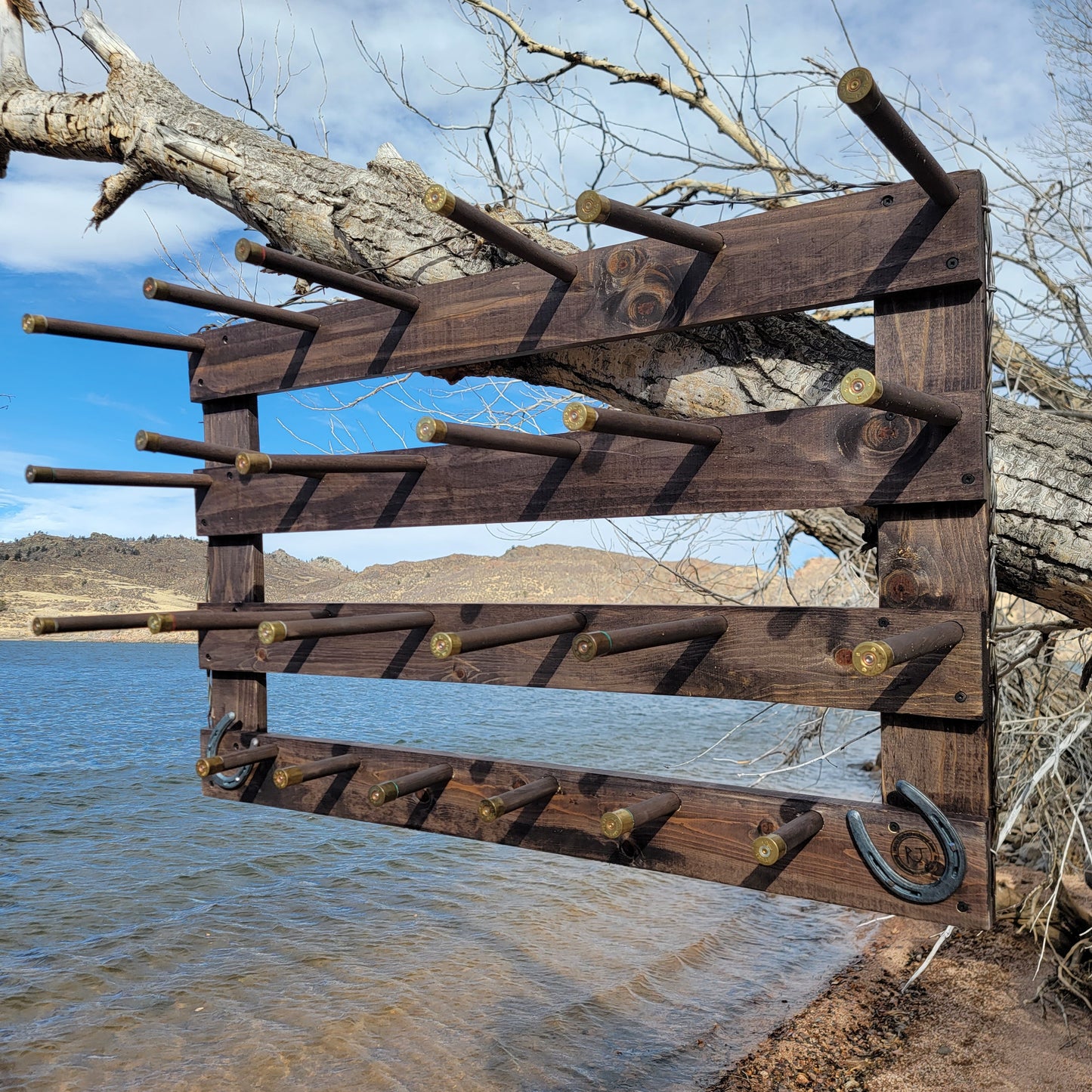 The 9-Hatter: Horizontal Wall-Hanging Western Organization