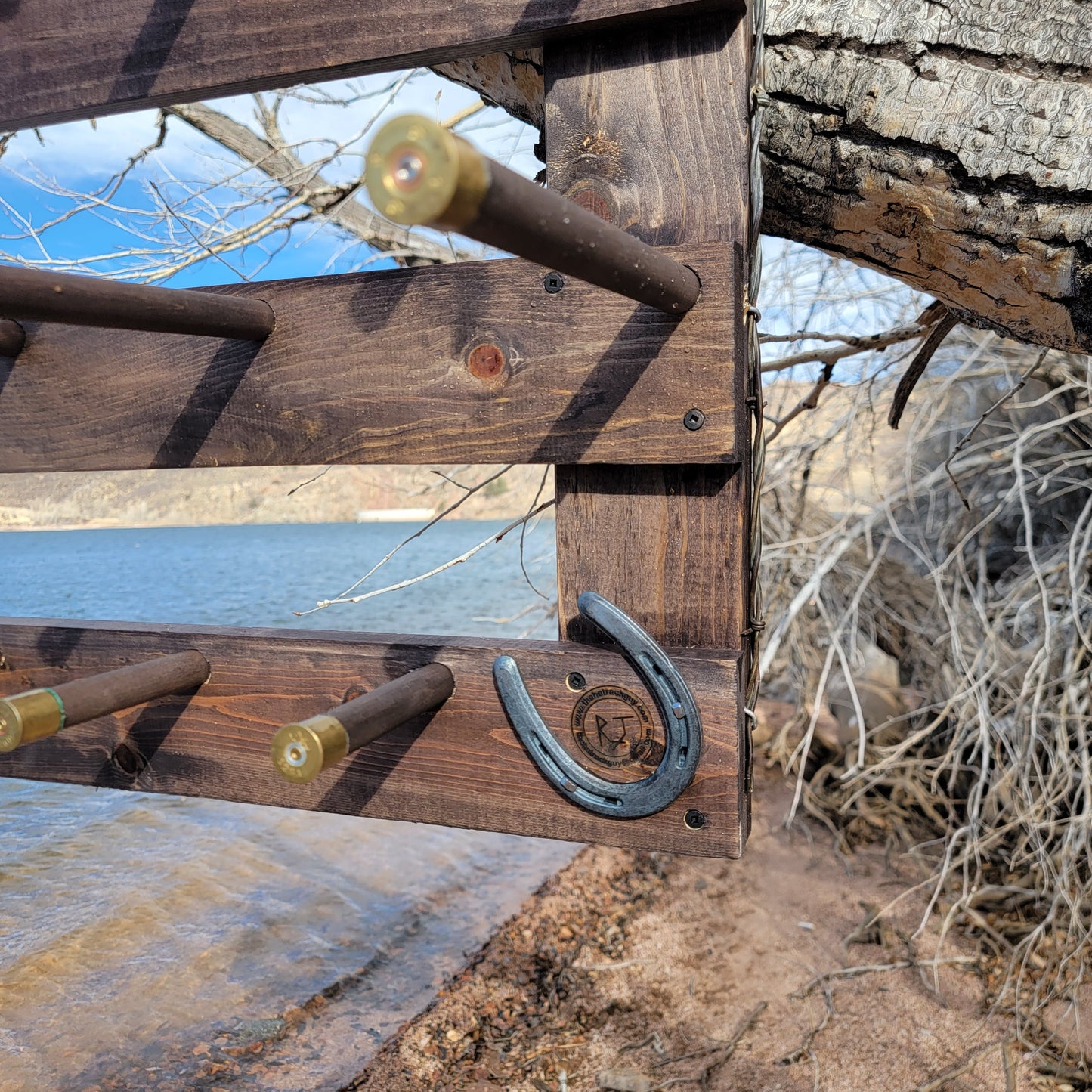 The 9-Hatter: Horizontal Wall-Hanging Western Organization