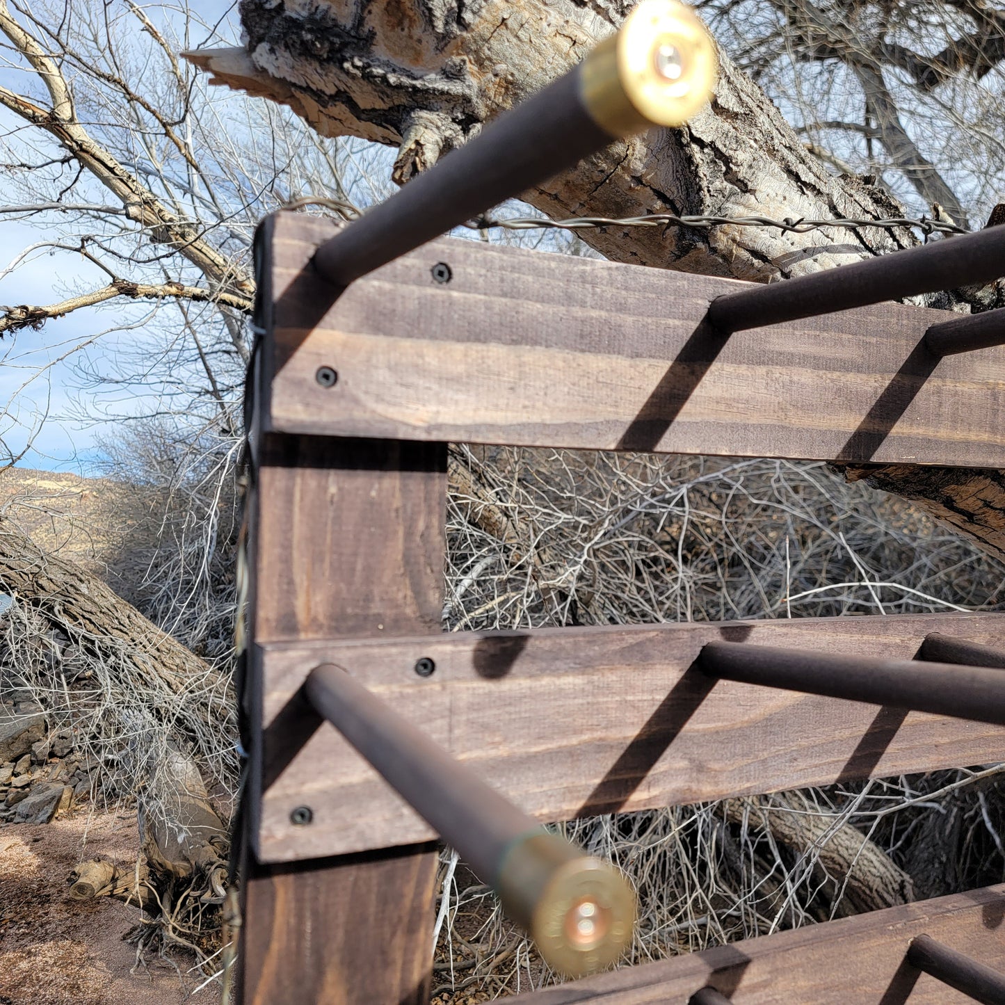 The 9-Hatter: Horizontal Wall-Hanging Western Organization