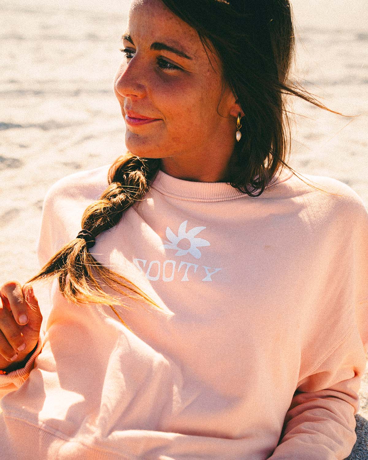 Land And Sea Crop Crew Sweatshirt