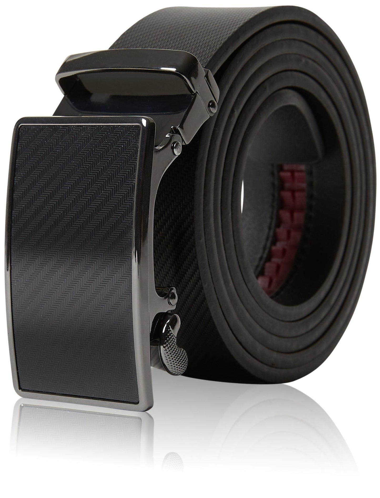 Genuine Leather Ratchet Belt – No Holes, Custom Fit