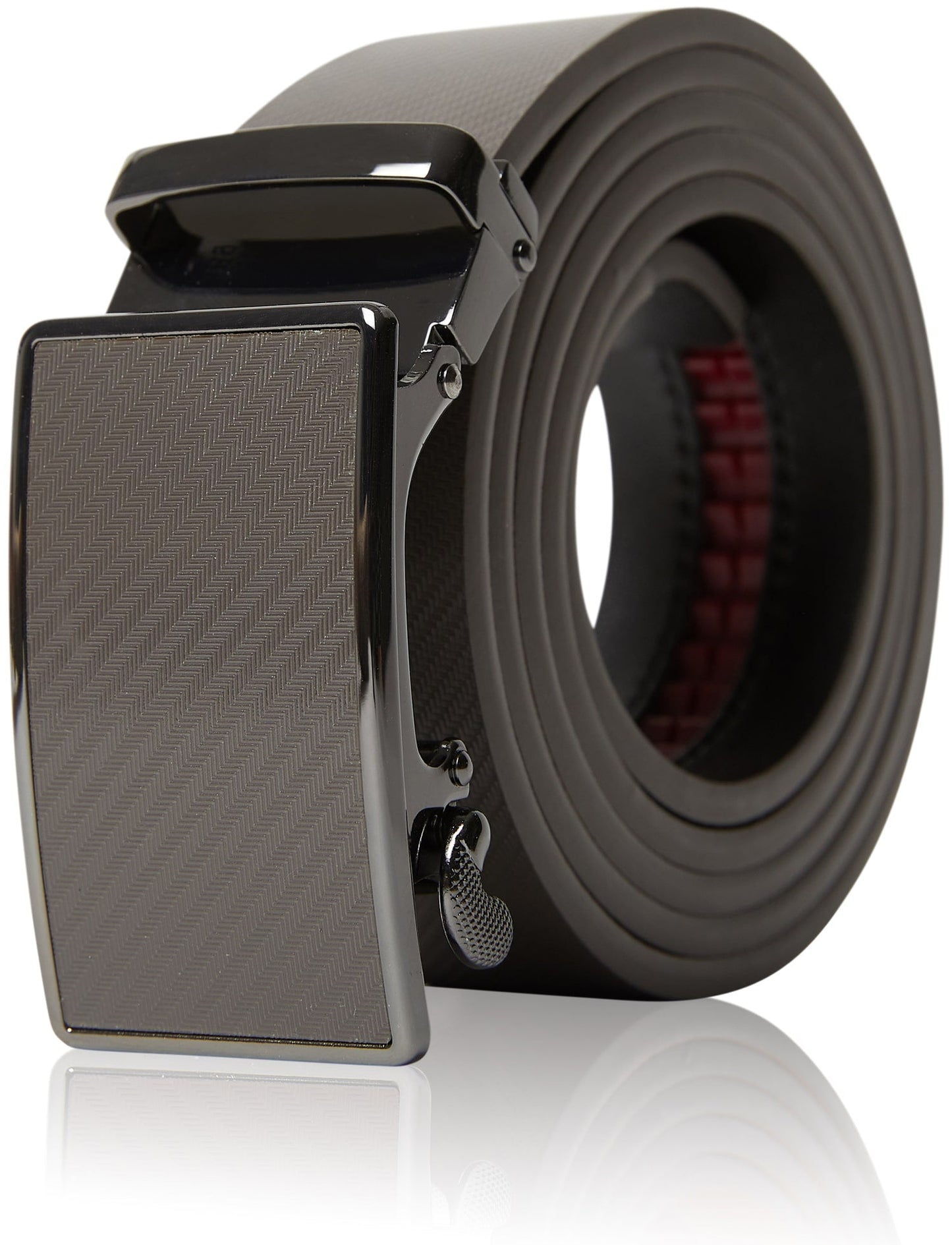 Genuine Leather Ratchet Belt – No Holes, Custom Fit