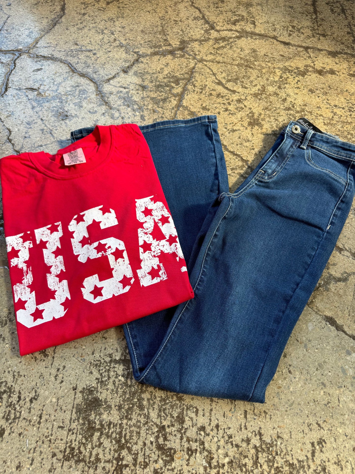 All American Flare Bundle (1 Fiona Flares + 1 Graphic Tee)