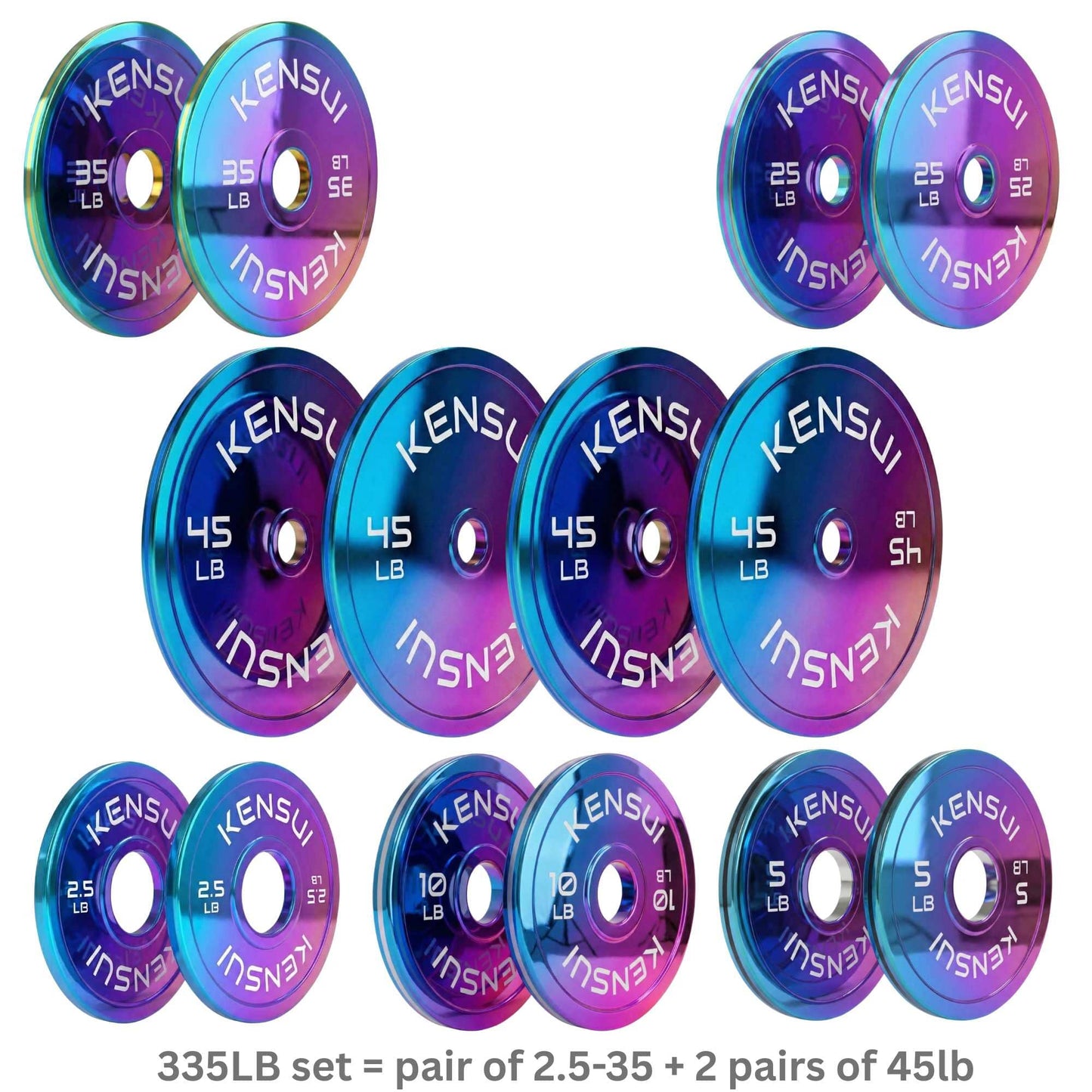 CHROMAFORGE™ Calibrated Weight Plates (LBS)