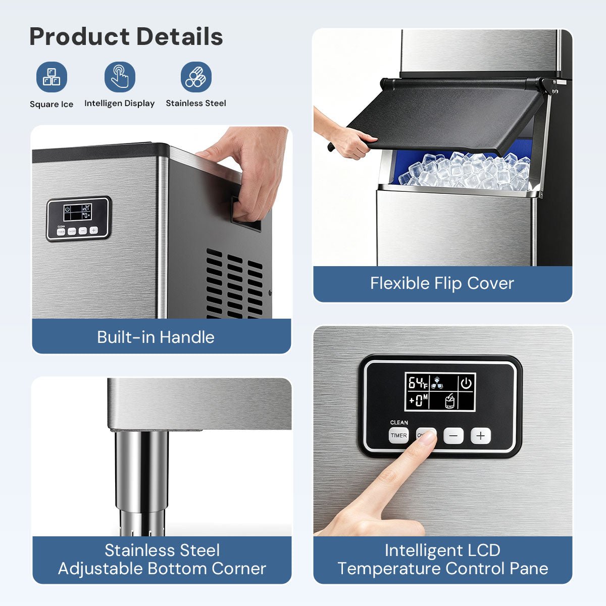 353LBS/24H Split Commercial Ice Maker Z58160