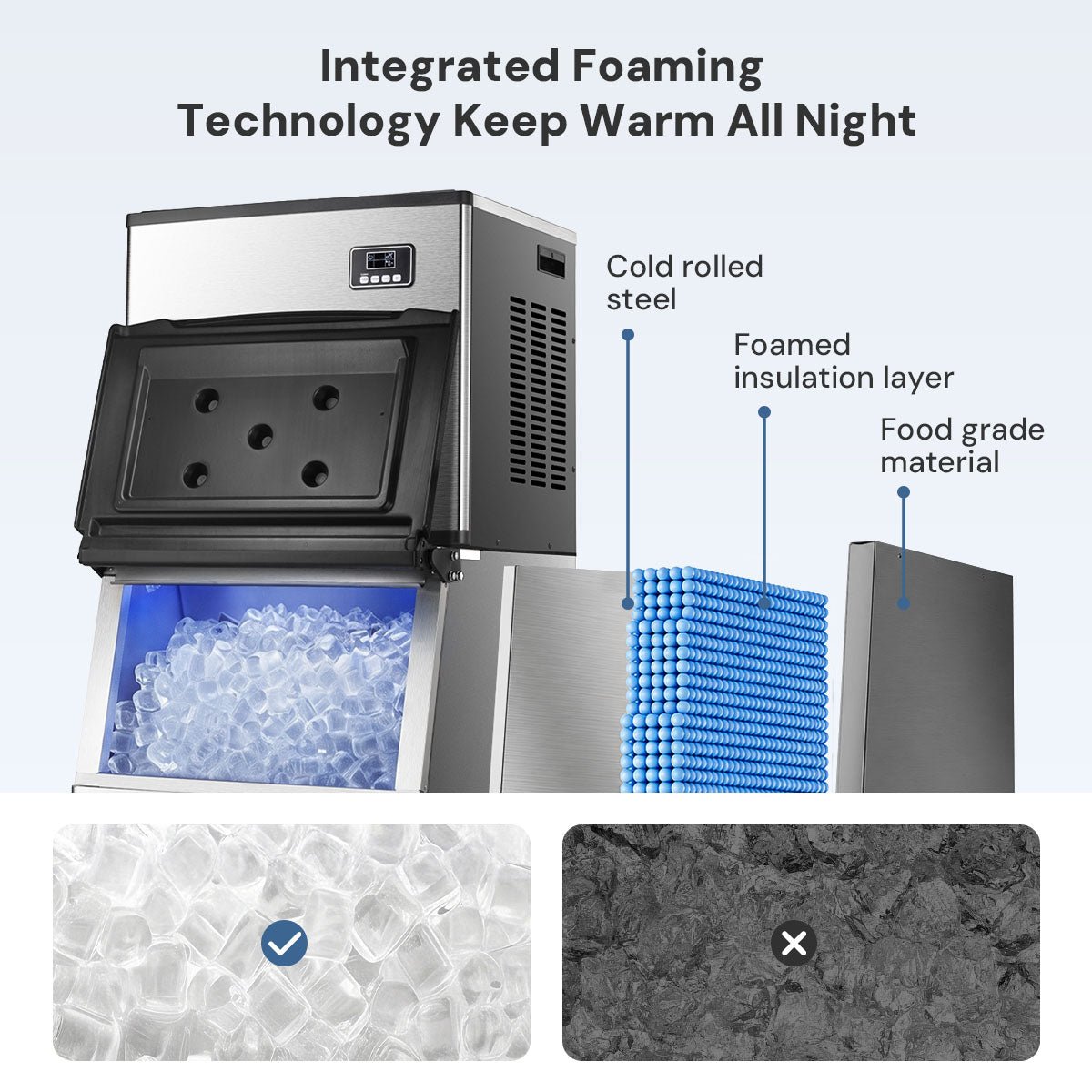 353LBS/24H Split Commercial Ice Maker Z58160