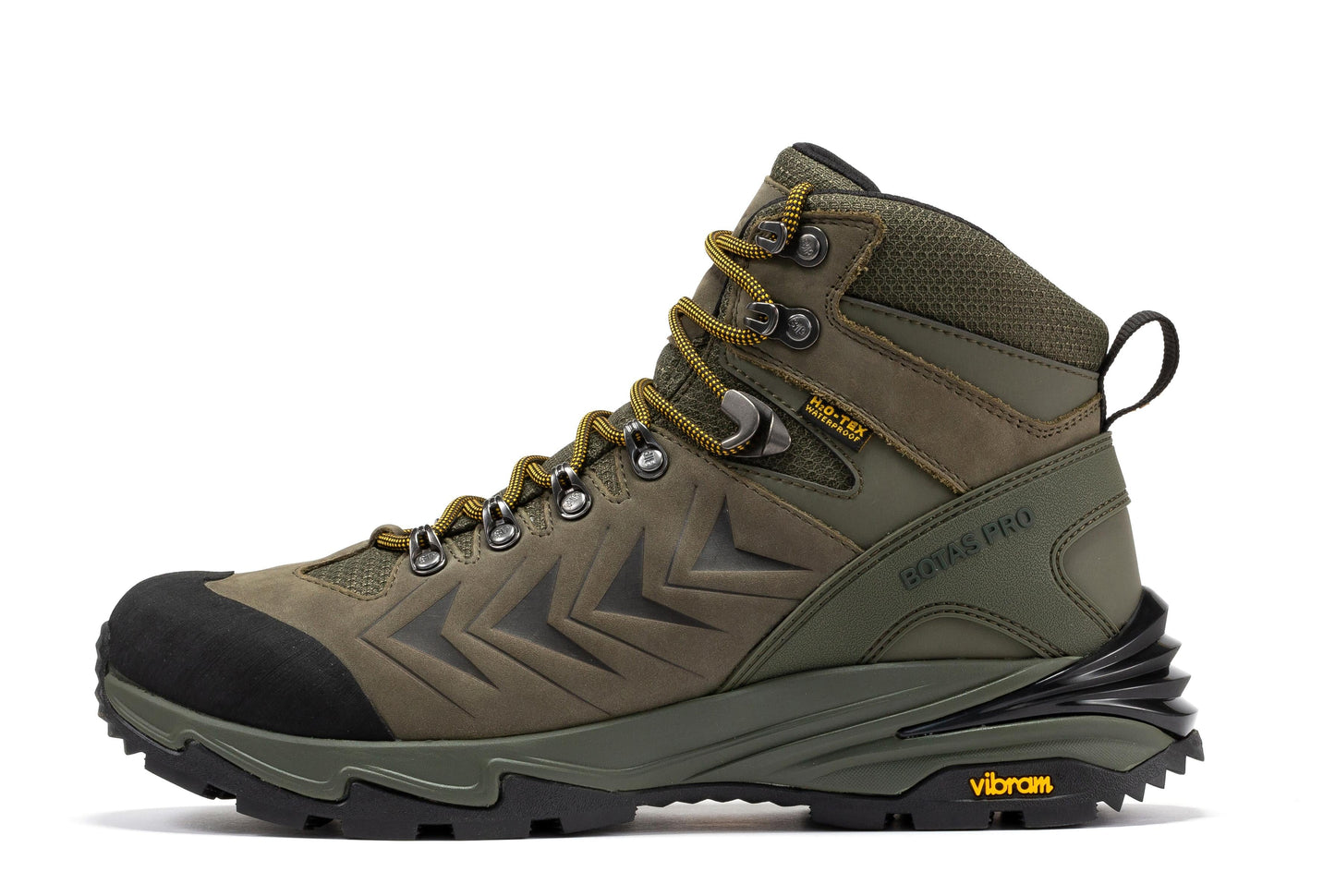 Botas Pro Olive 6 Inch Waterproof Hiking Boots with VIBRAM® Traction Lug Outsole BP22123