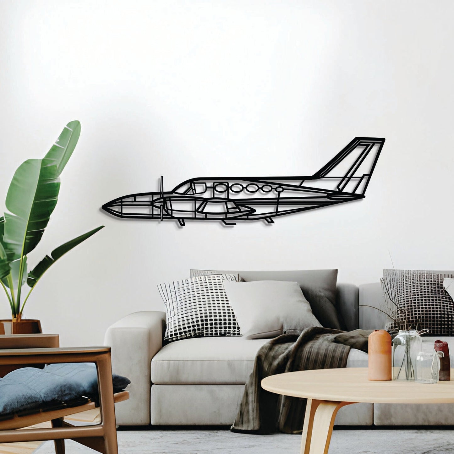 421 Metal Aircraft Wall Art - NCP0505