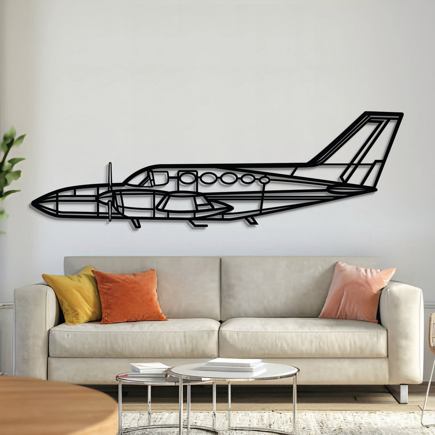 421 Metal Aircraft Wall Art - NCP0505
