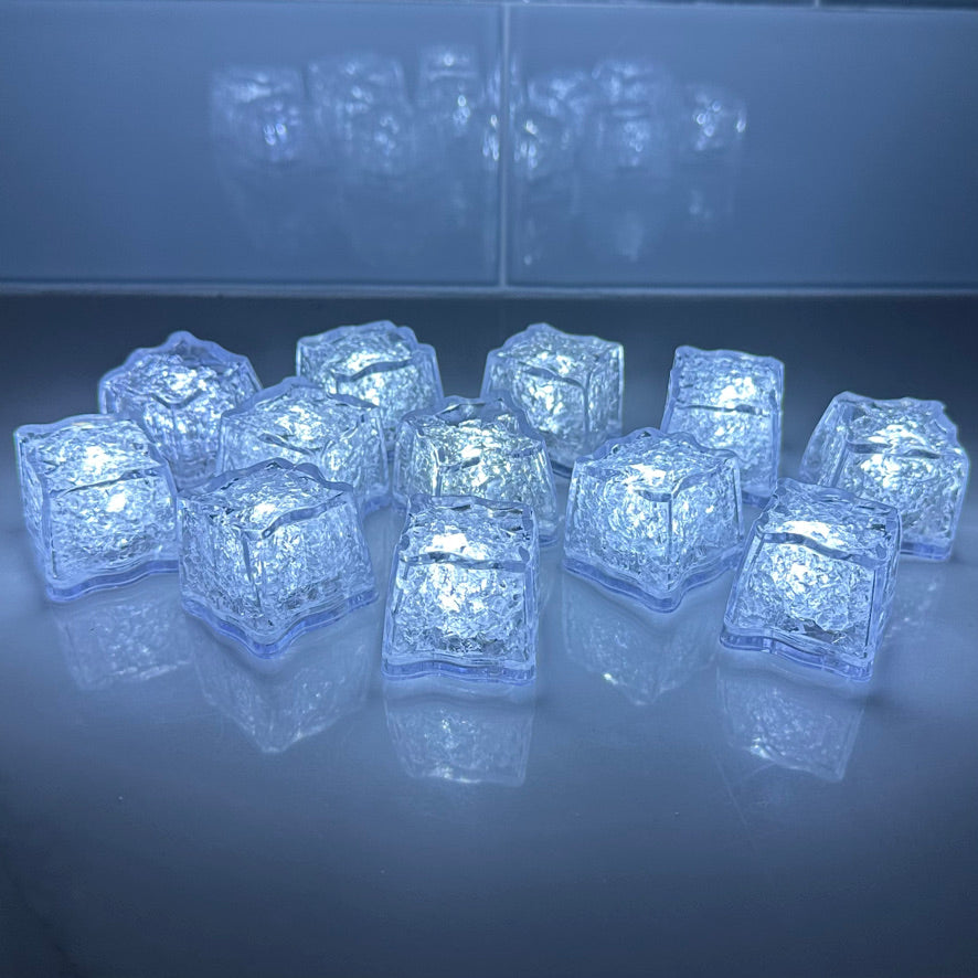 REVO White LED Light Up Ice Cube™ | 12 Pk