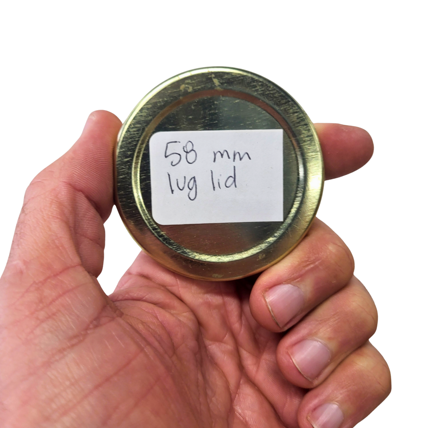 58mm Metal Lug Lid