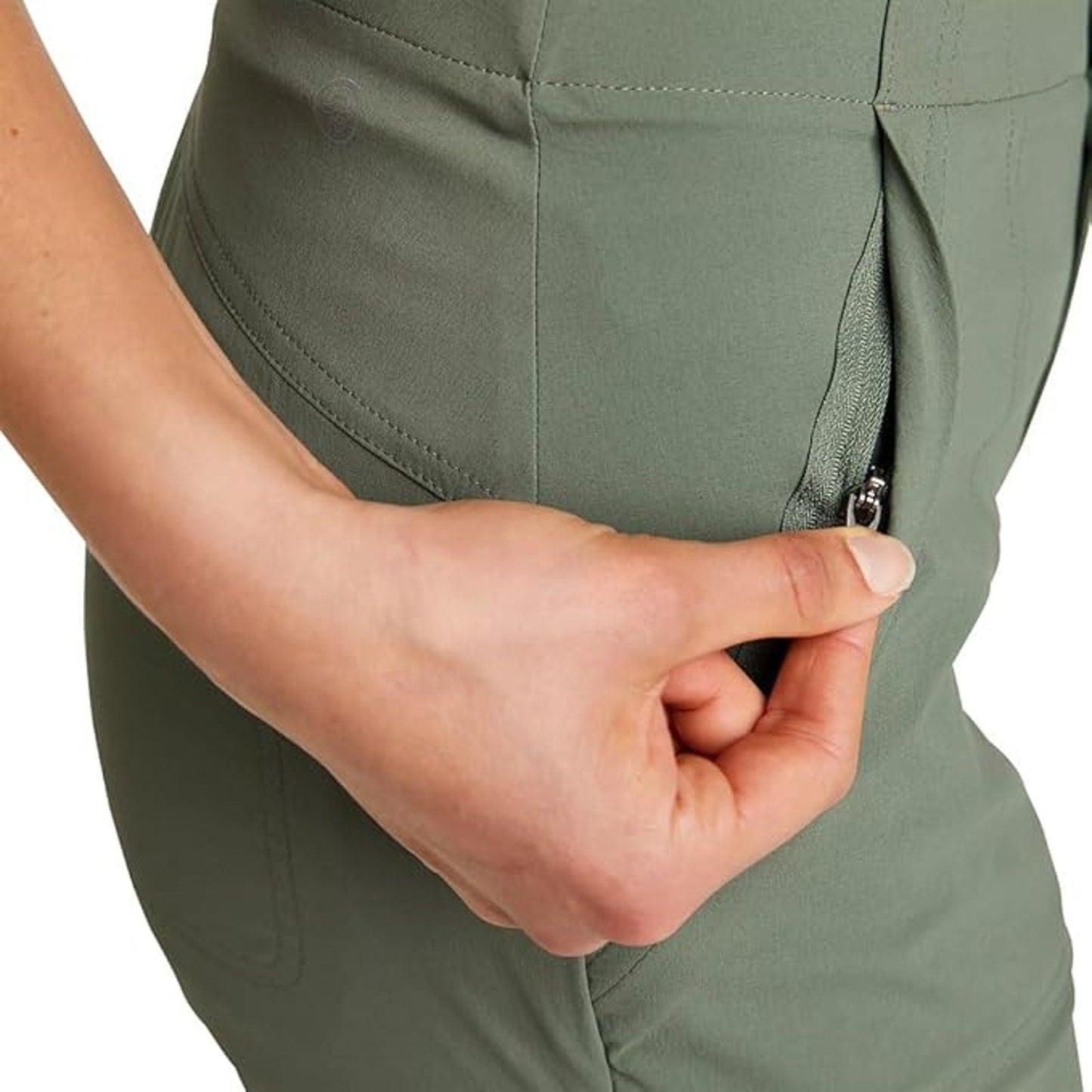 New Eddie Bauer Womens Size 14 Dark Gray High Rise Fitted Horizon Bermuda Shorts