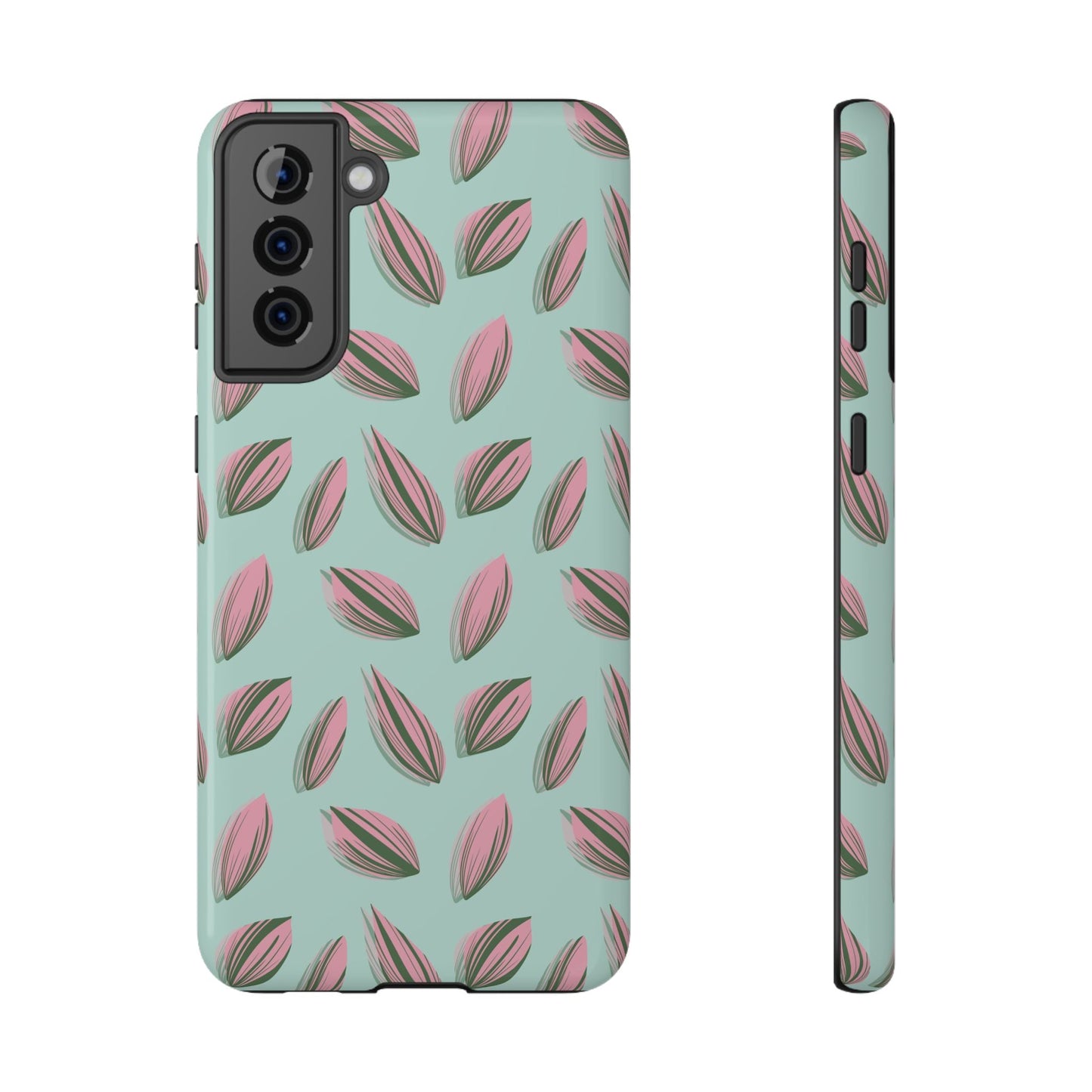 Tradescantia Nanouk Pattern Phone Case – Dual Layer Protective Cover