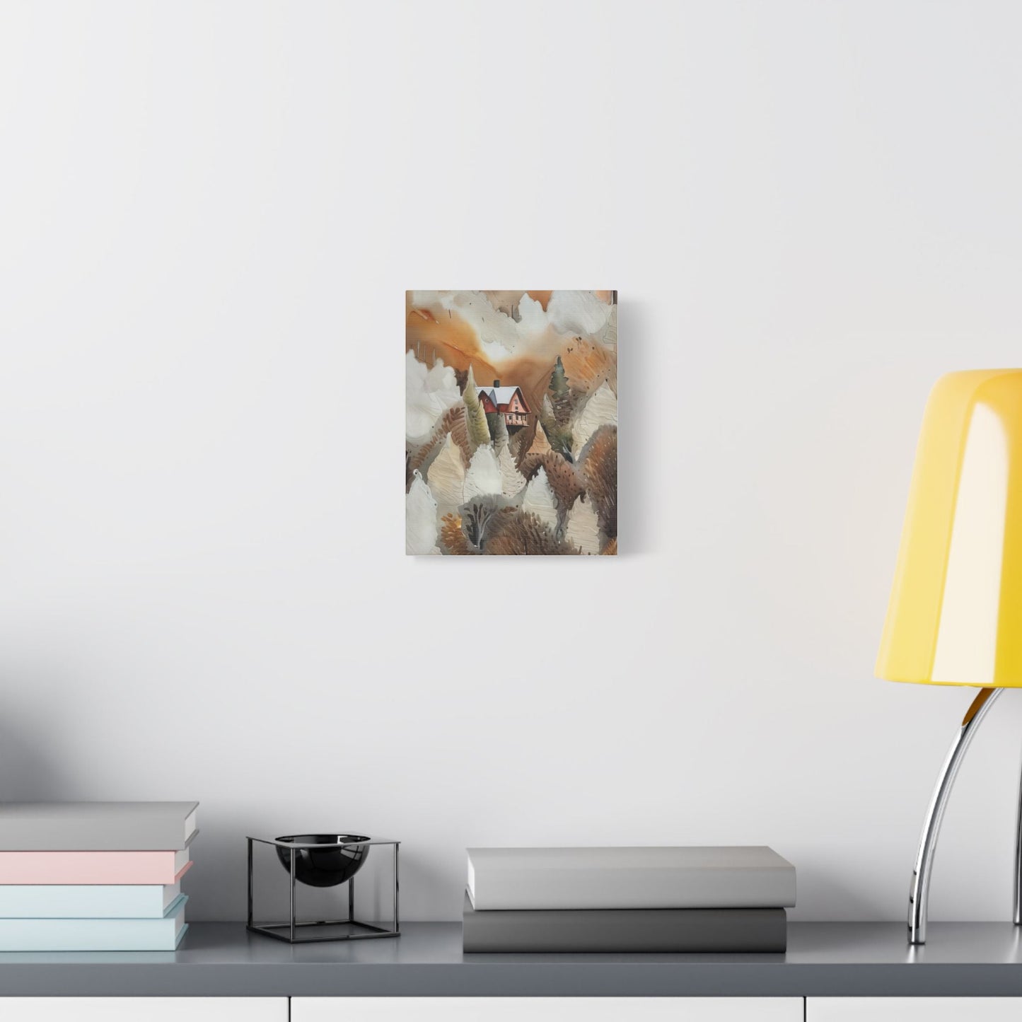 Autumn Landscape Art Print, Cozy Home Decor, Rustic Wall Art, Gift for Nature Lovers, Fall Decor, Housewarming Art
