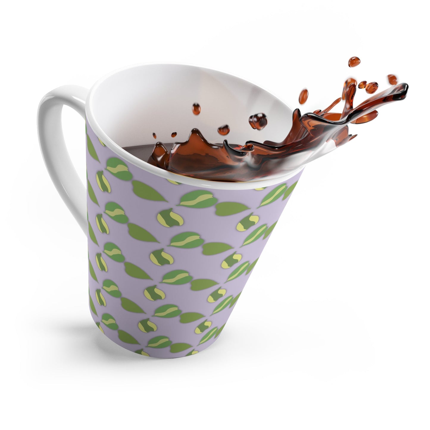 Hoya Kerrii Pattern Ceramic Mug 12 oz