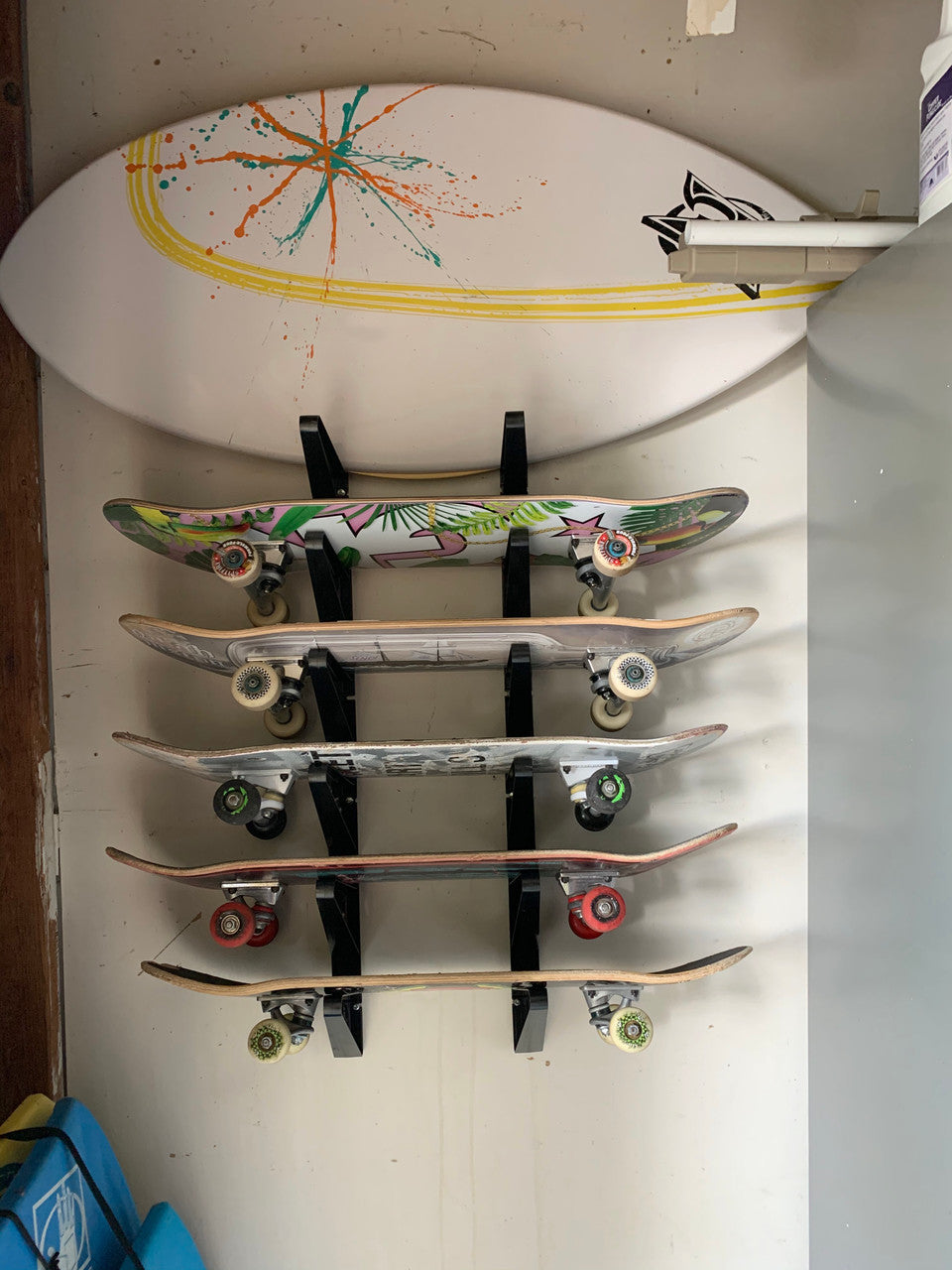 Trifecta Skateboard Storage Rack | 3 Levels