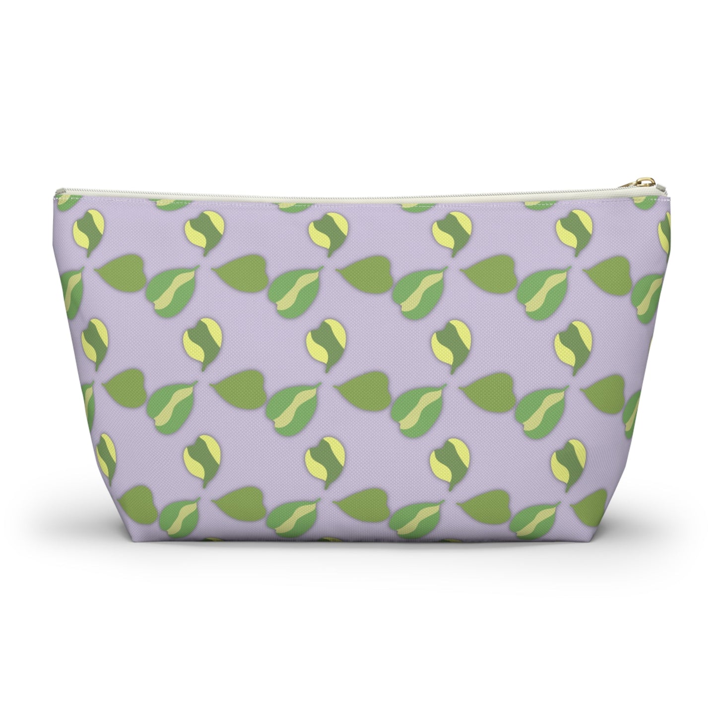 Hoya Kerrii Pattern Accessory Pouch – Zippered Catch-All With T-Bottom