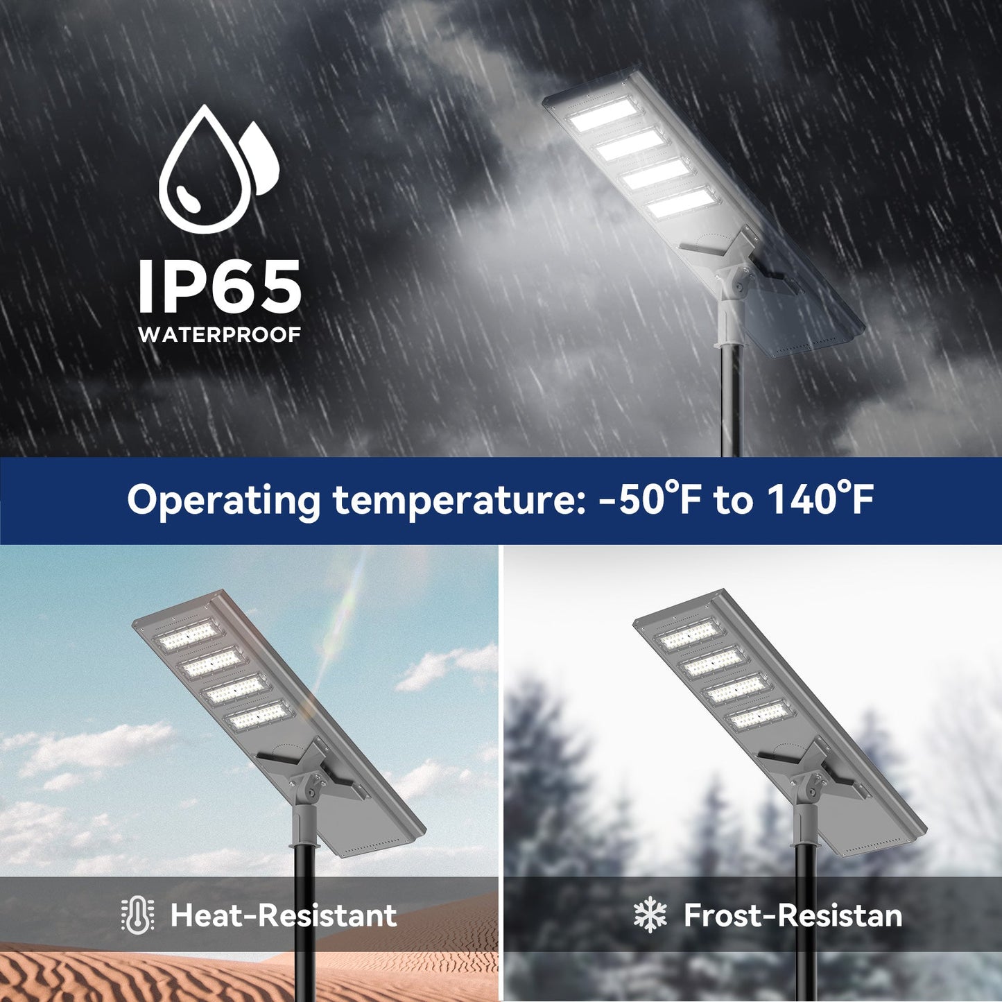 100 W 200W Commercial solar street light-Stay on