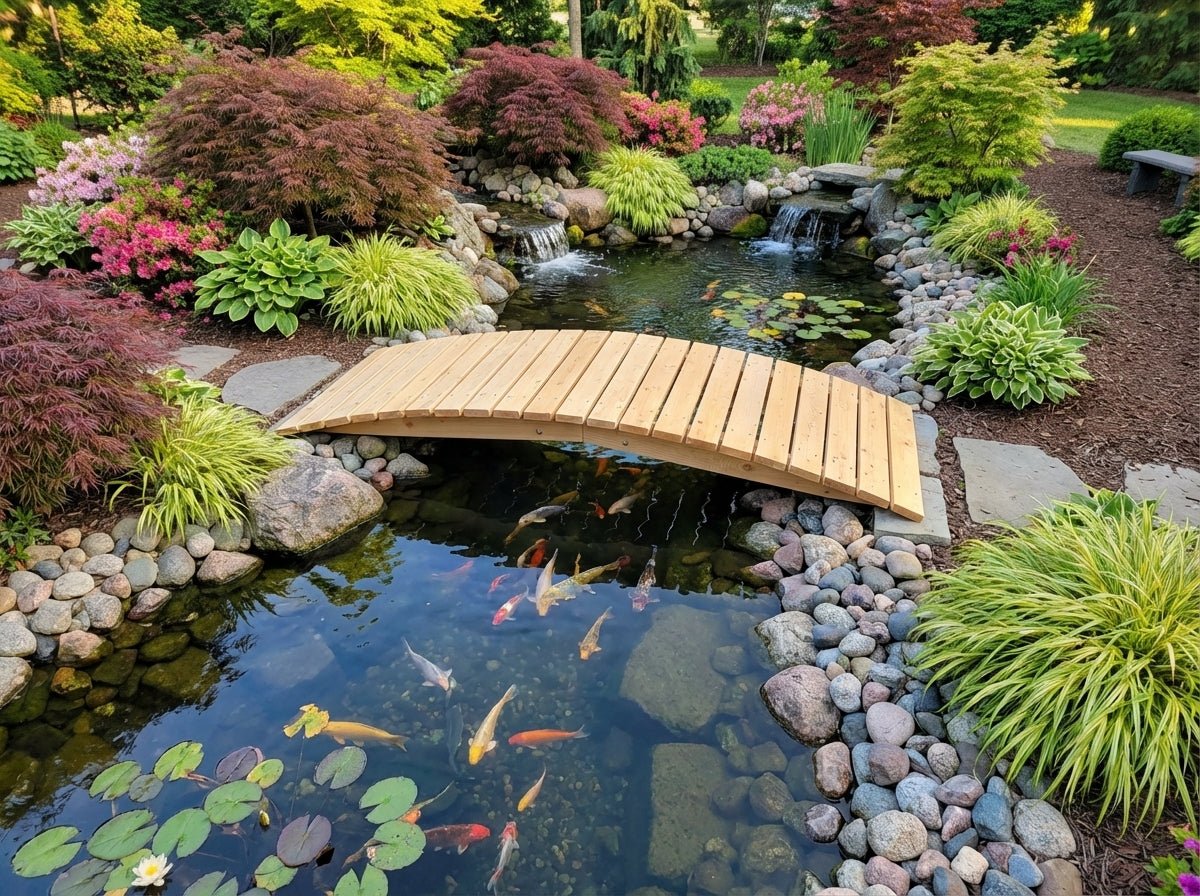 8 ft bridge with no railling