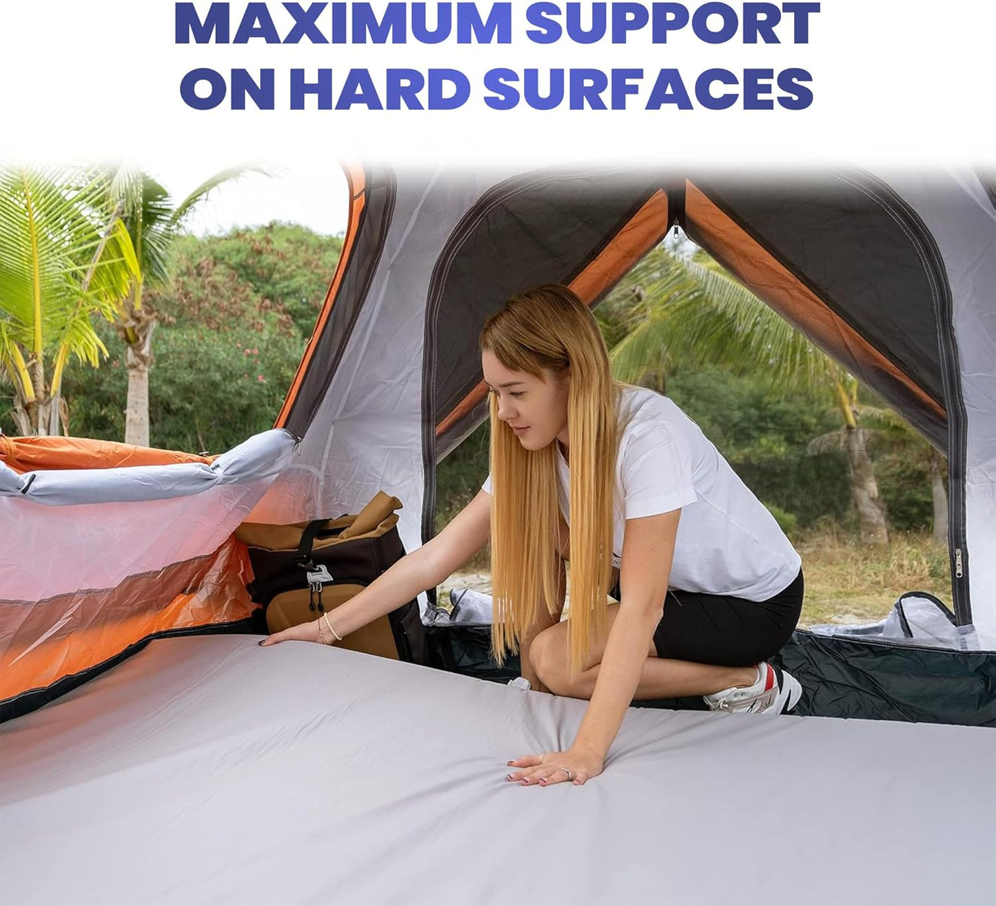 Home Bed Comfort with the Matrix Air-Cell Memory Foam Camping Mattress