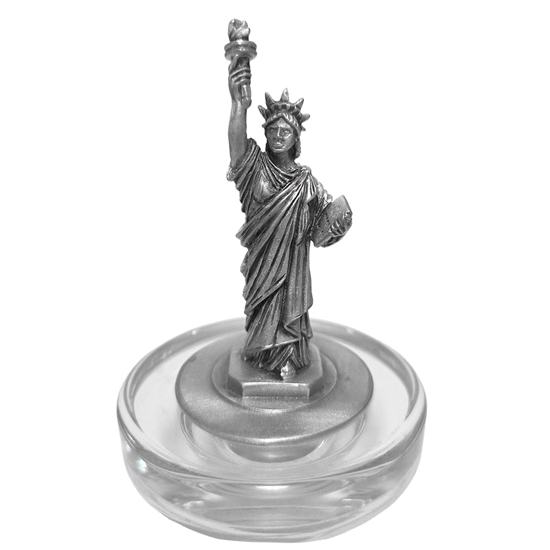 America's 250th Anniversary Statue of Liberty Royal Decanter with 3D Top & 2 Glasses