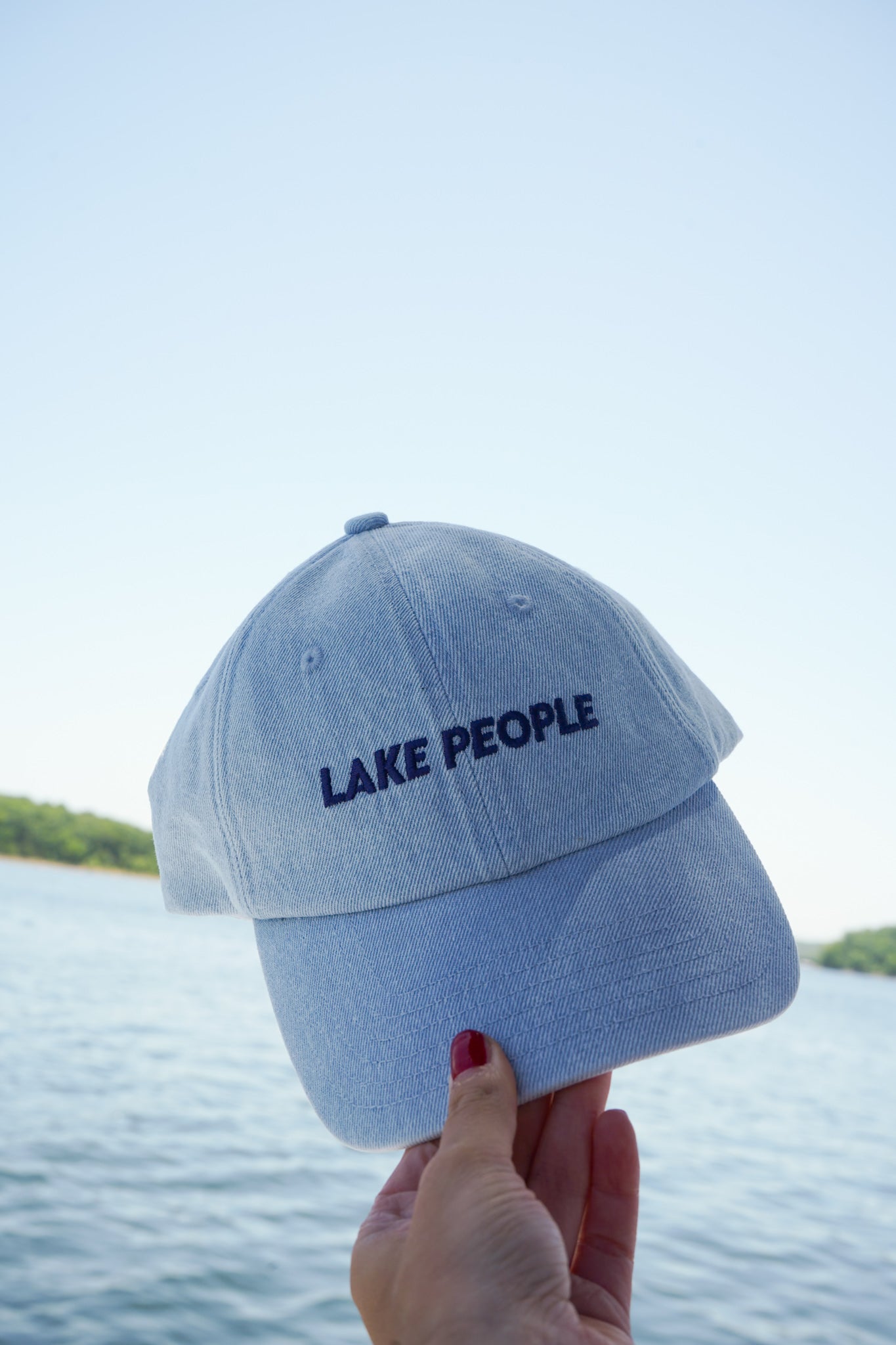 Lake People - Denim Dad Cap