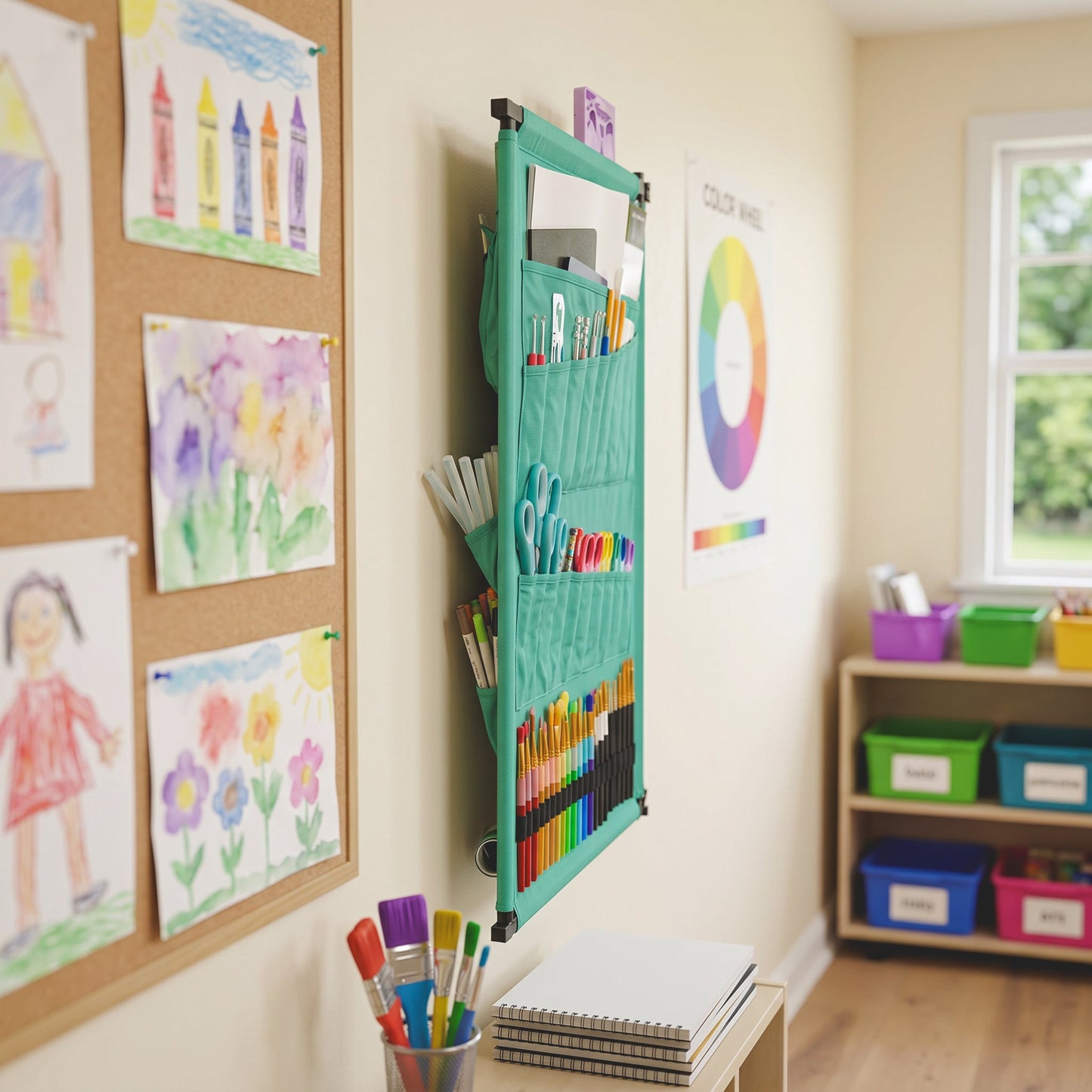 Pivot Panel Arts and Crafts Organizer