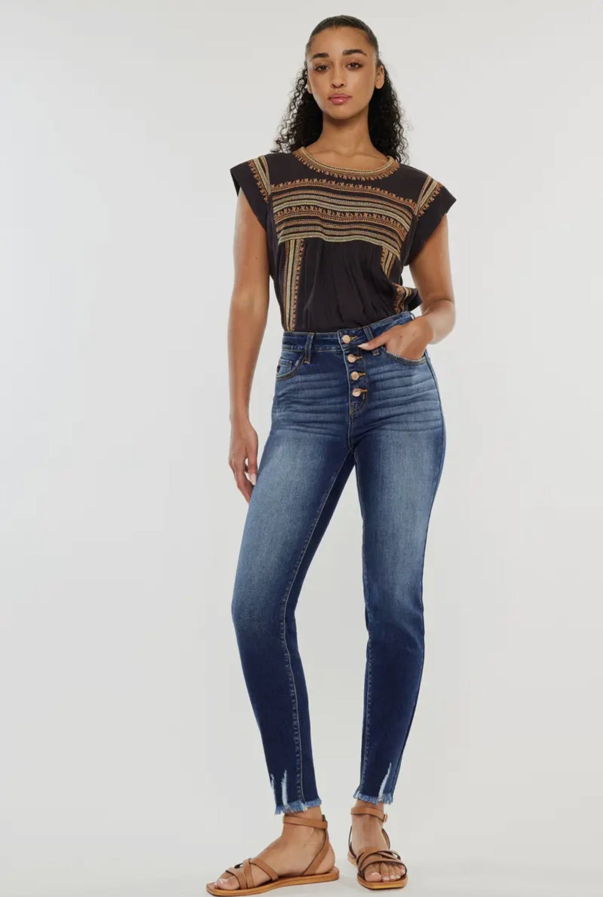 KanCan Skinny Button Fly