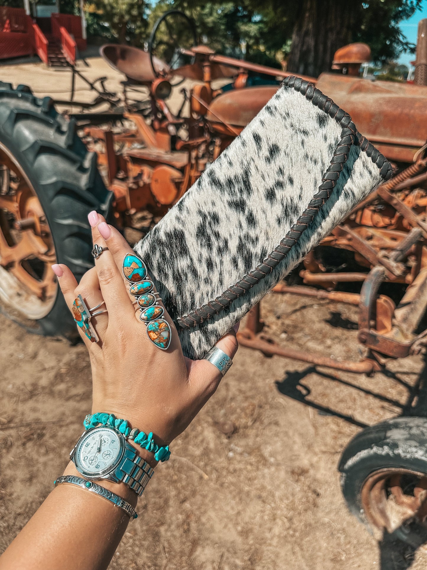 The Elva (Brown Leather) Wallet a Haute Southern Hyde by Beth Marie Exclusive
