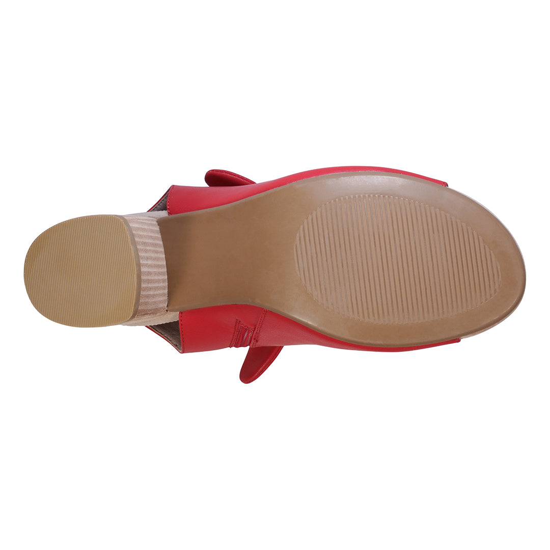 Women's Kimora Red Heeled Sandals