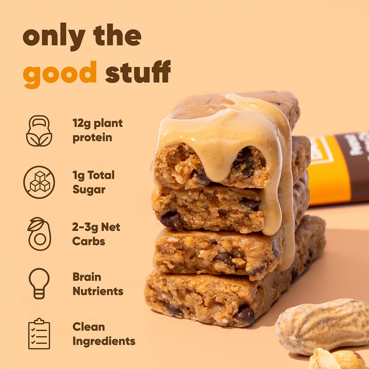 Almond Butter Chip & Peanut Butter Chip (24 Bars)