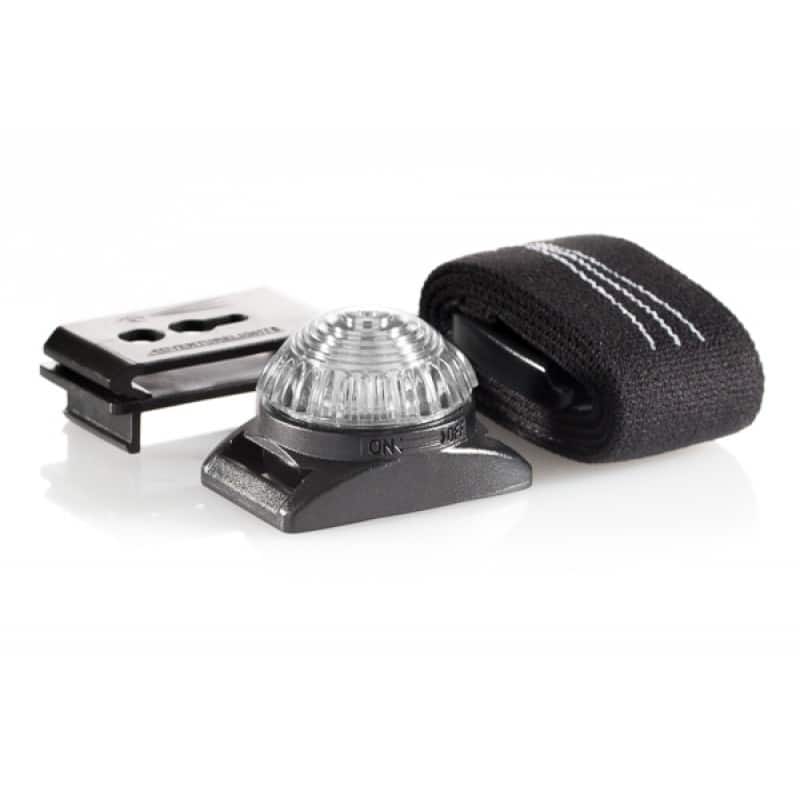 Guardian™ Collar Mount LED Safety Light – Waterproof, Ultra-Durable, Omnidirectional Signal for Dogs and Gear, Flashing/Steady Modes, Up to 3-Mile Visibility